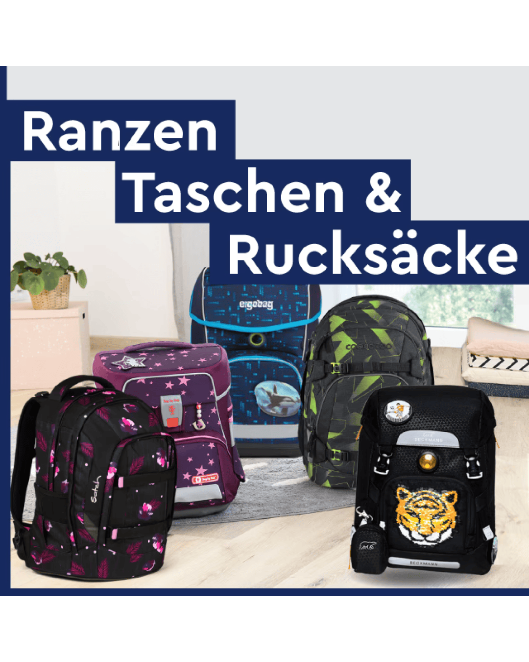 BackToSchool Schule Ranzen Taschen Rucksaecke