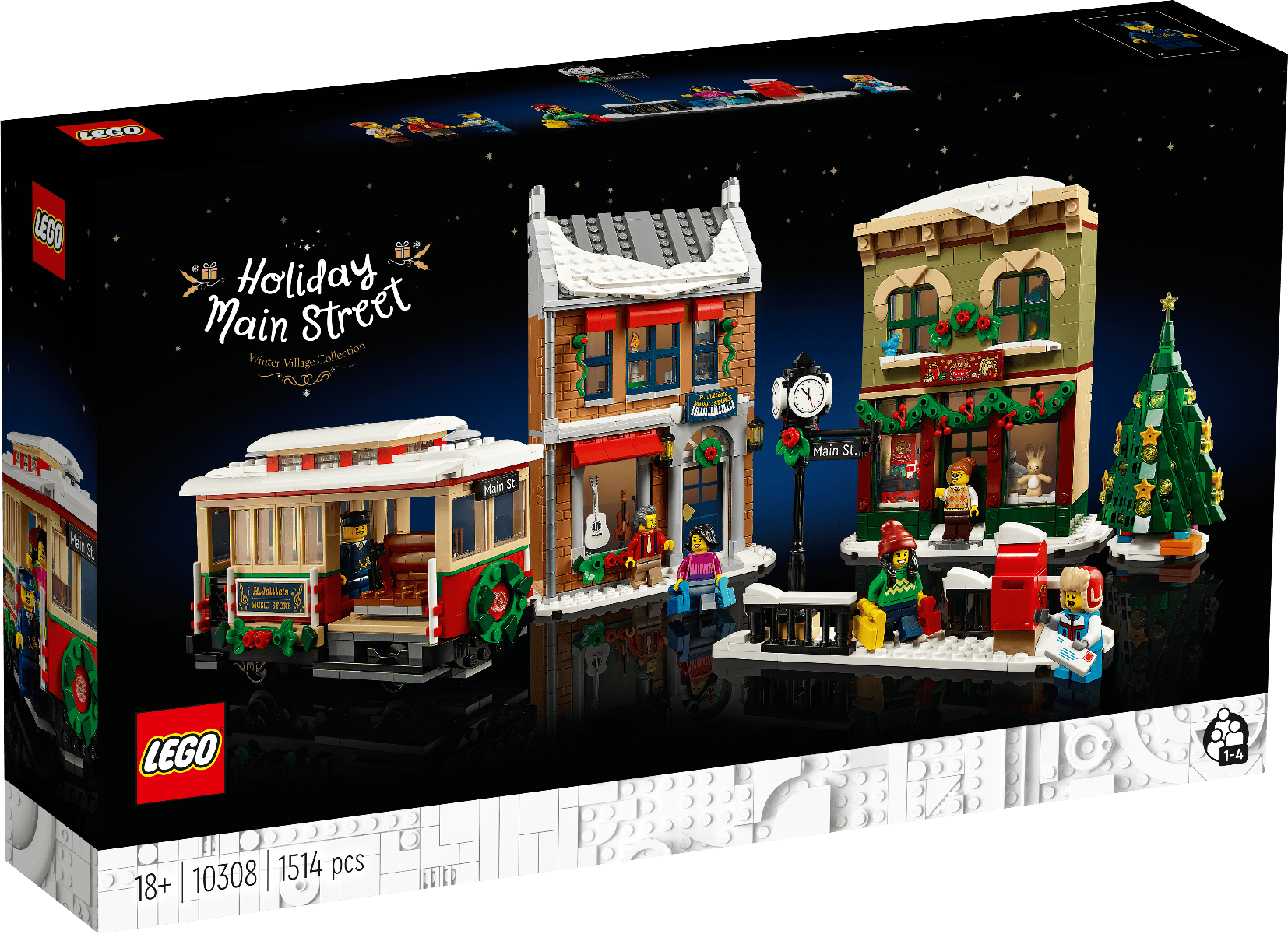 LEGO® Icons 10308 Weihnachtlich geschmückte Hauptstraße