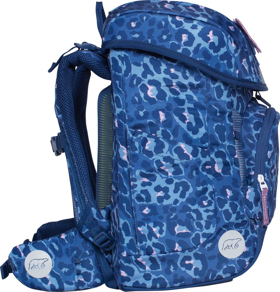 Beckmann Classic Schoolbag Set 6-teilig 22L Cheeta
