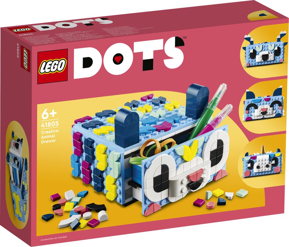 LEGO® Schubfach Dots™ 41805 Tier-Kreativbox mit