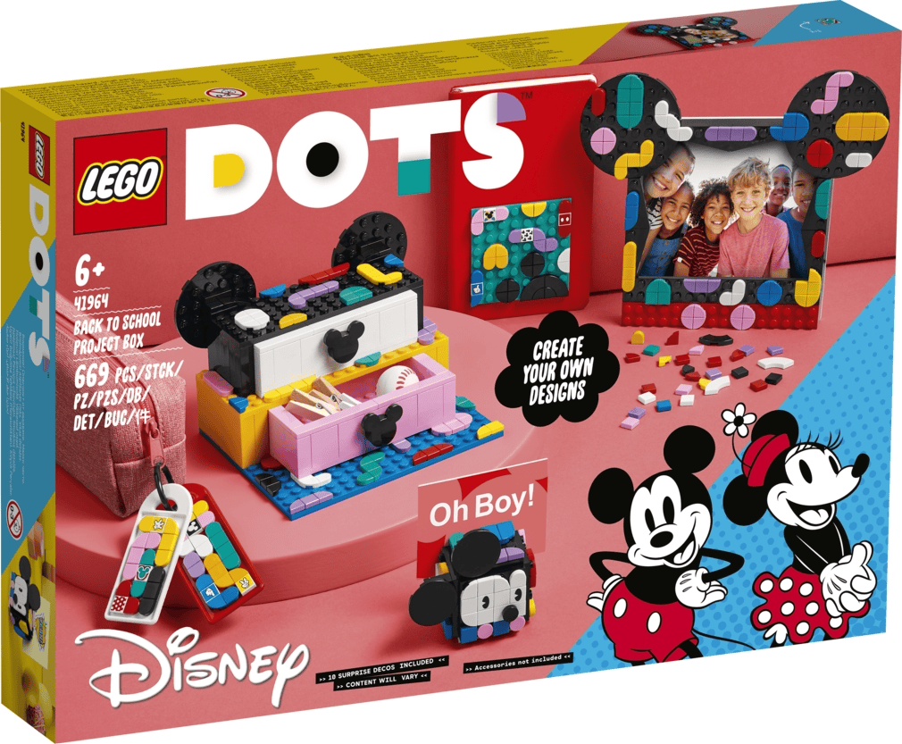 zum Minnie & LEGO® Micky Schulanfang 41964 Kreativbox Dots™