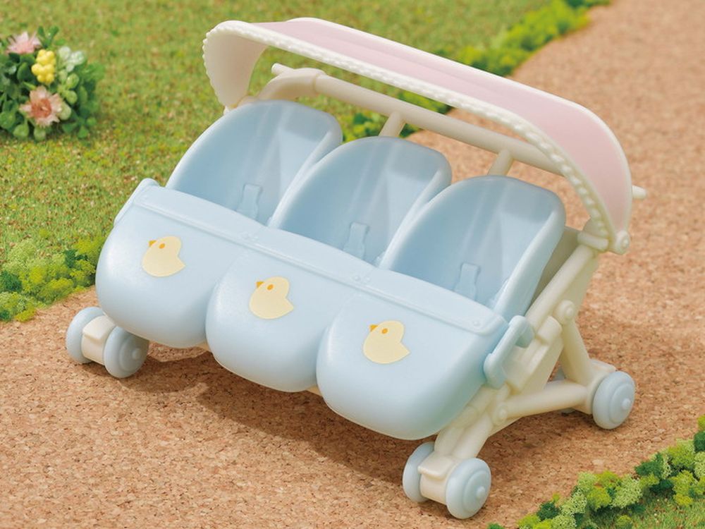 Drillings Kinderwagen
