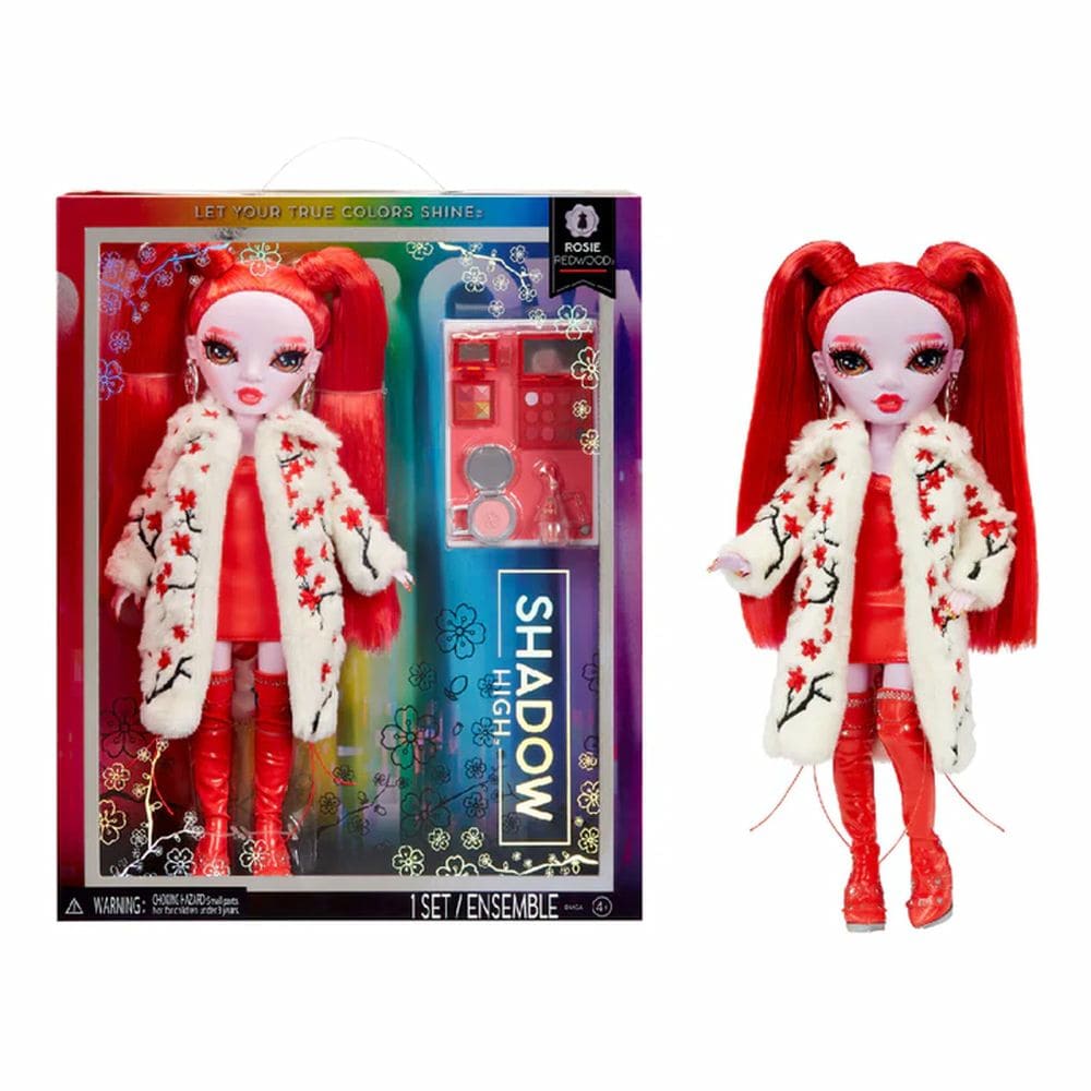 Rainbow High Shadow High Rosie Redwood - Red Fashion Doll