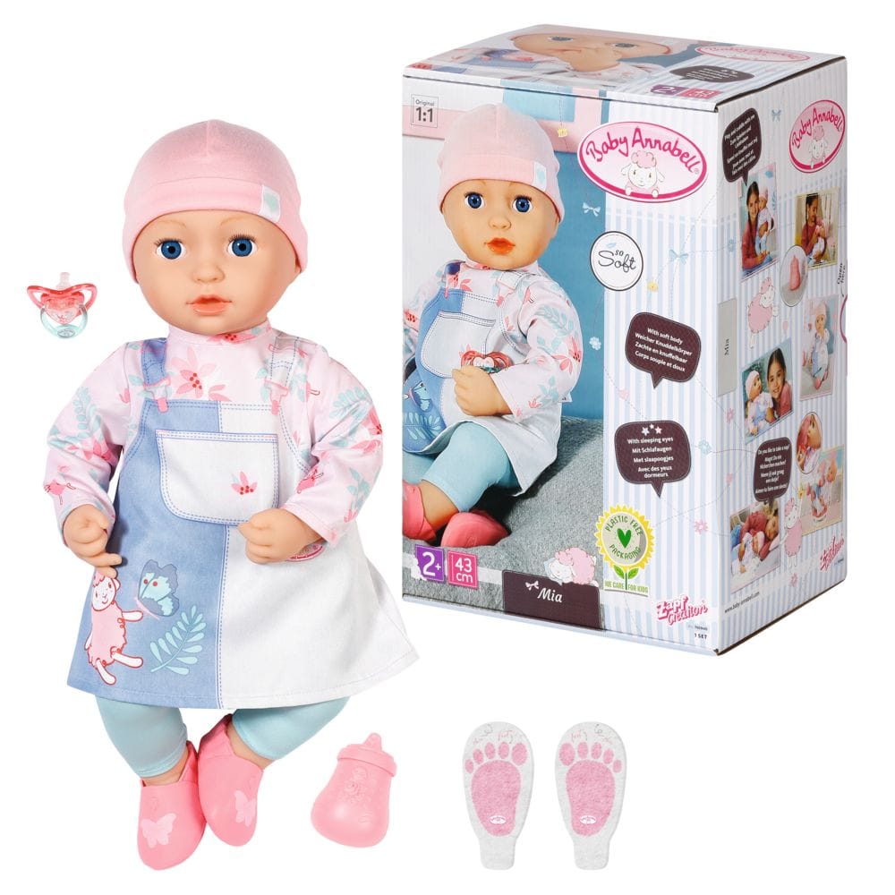 Baby annabell mia so soft on sale