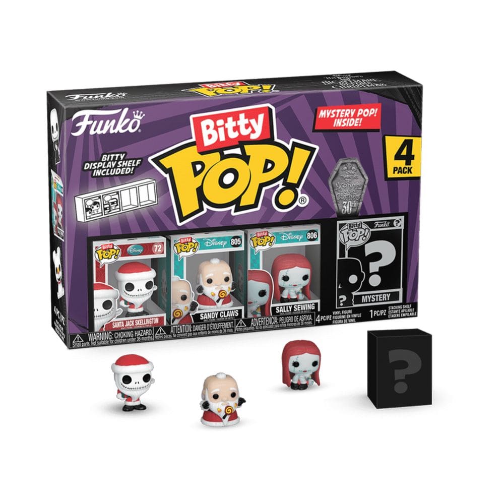 Funko Bitty POP: TNBC - Santa Jack 4PK Series 4 - Blindpack