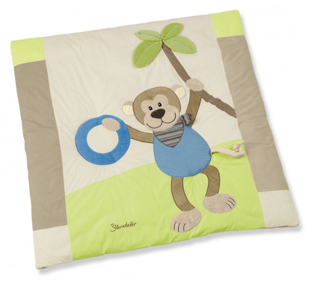 Sterntaler Krabbeldecke “Elias” Mit Elefant – Weich, Mit Quietsche & Knisterfolie Für Babys