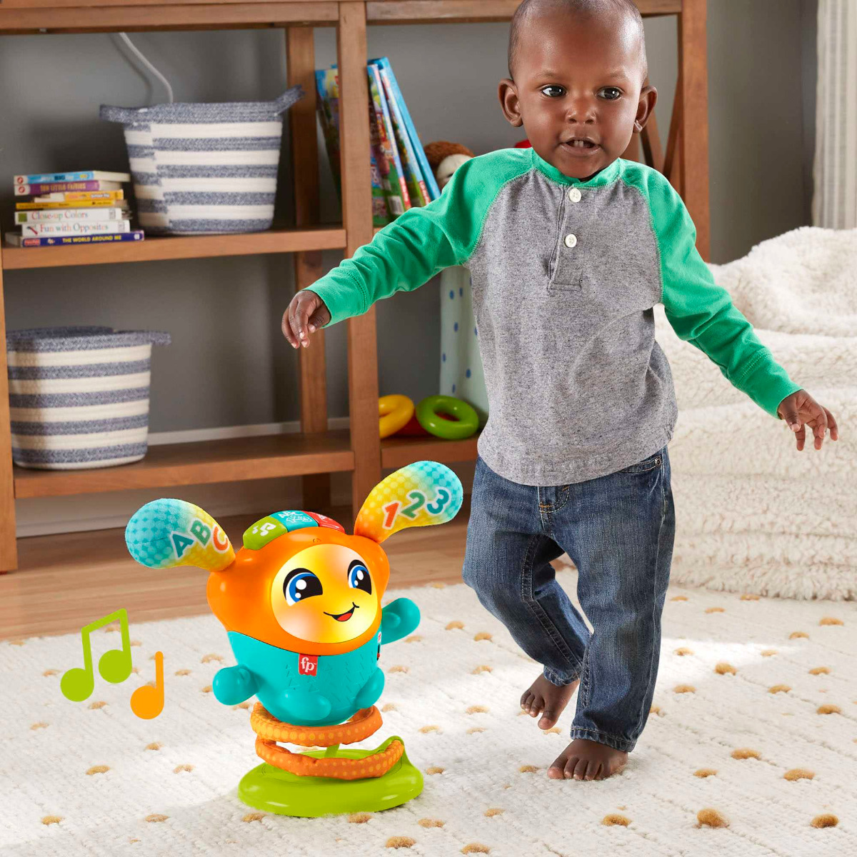 Fisher-Price Lern-Kopfhörer Für Babys – Mit Lichtern, Liedern, 3 Sprachen, Für 6+ Monate