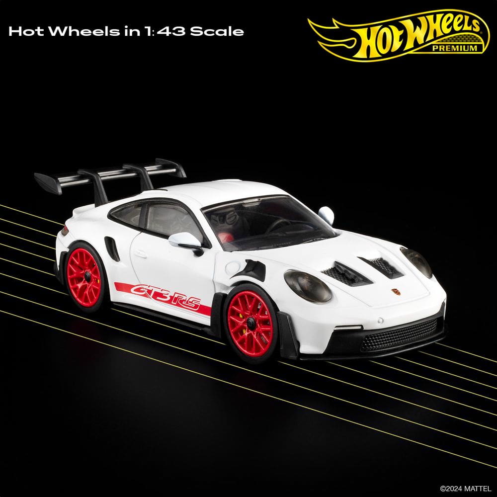 Hot Wheels Premium 1:43 | Porsche 911 GT3 RS Bianca [NUOVO SIGILLATO]