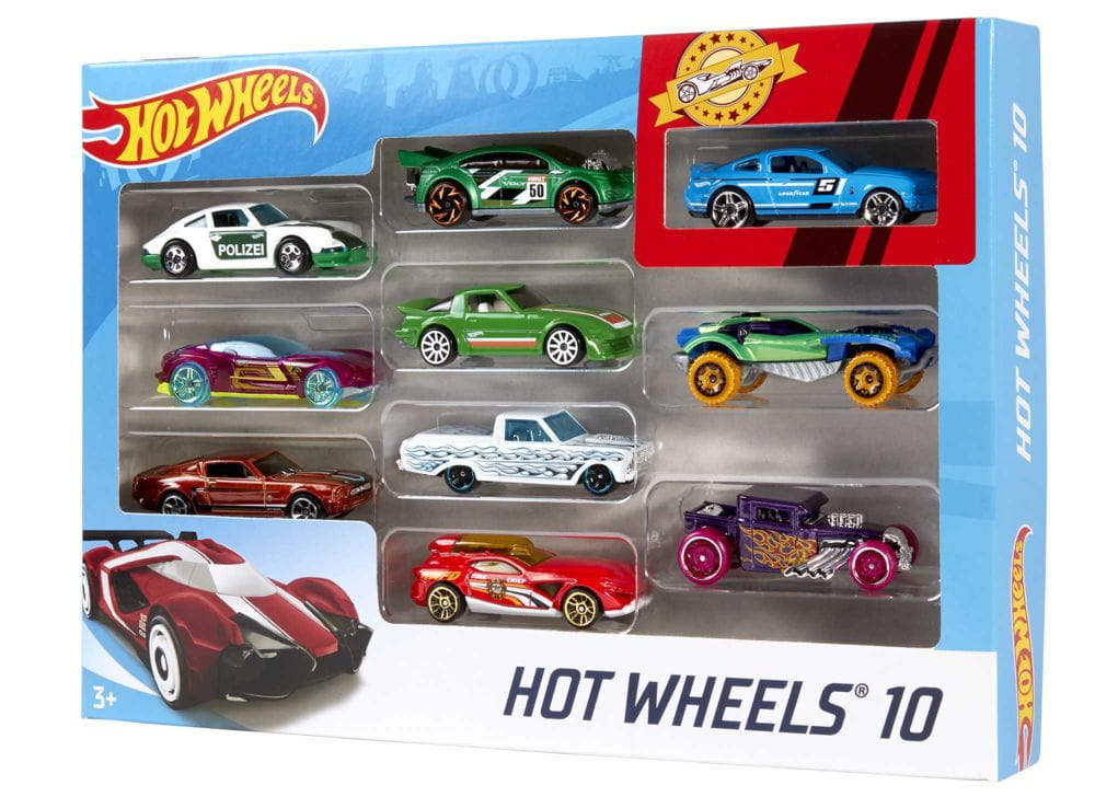 Mattel Hot Blindpack Wheels Geschenkset – 10er