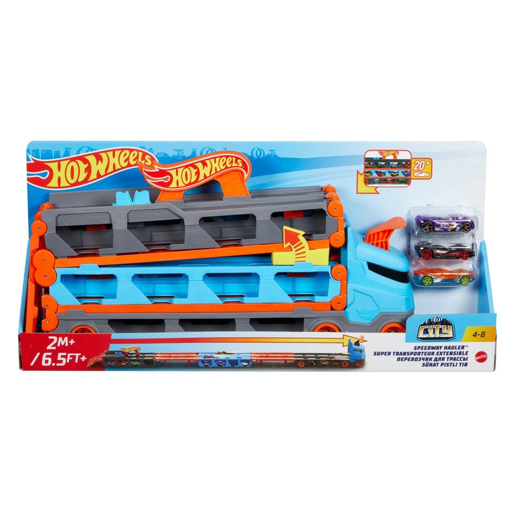 Hot Wheels 2 In 1 Rennbahn Transporter