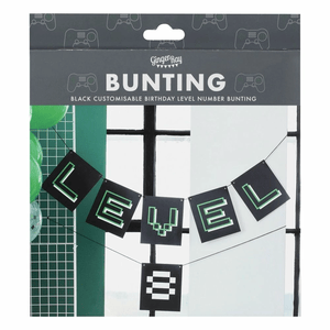 Amscan Gamer Wimpelkette "Level Up"