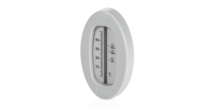 Reer - 24112 Badethermometer oval - Grau