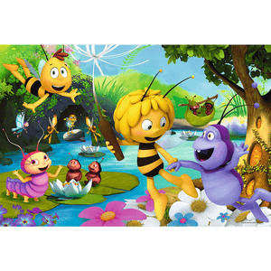 Trefl Puzzle 100 – Biene Maja und ihre Freunde