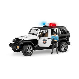 bruder - Jeep Wrangler Rubicon Unlimited Polizeifahrzeug - L + S und Polizist