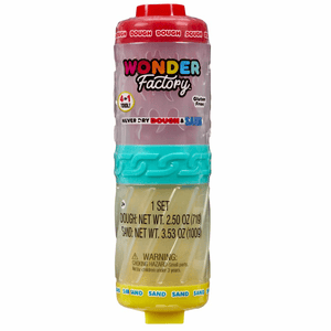 Wonder Factory Starter Set - Rote Knete + Gelber Sand