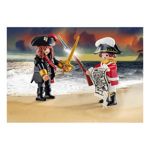 70273 Piratenkapitän und Rotrock - Playmobil
