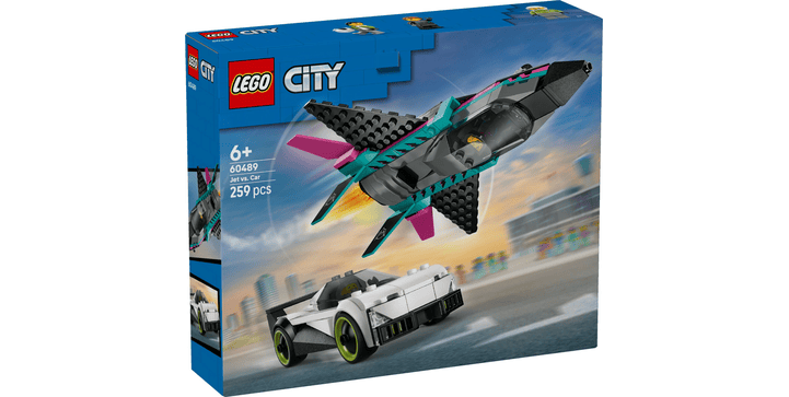 LEGO® City 60489 Düsenflieger vs. Rennauto