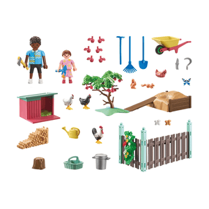 71510 Kleine Hühnerfarm im Tiny House Garten - Playmobil