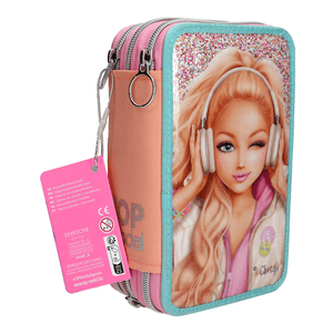 TOPModel 3 Fach Federtasche MUSIC