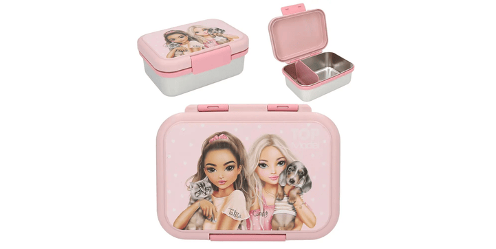 TOPModel Brotdose Edelstahl rosa