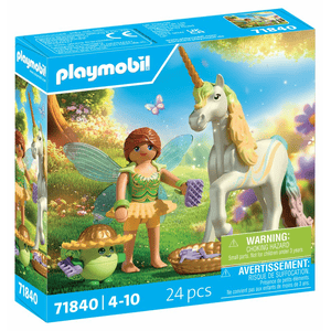 71840 Sammeleinhorn Regenbogenblume mit Fee - Playmobil