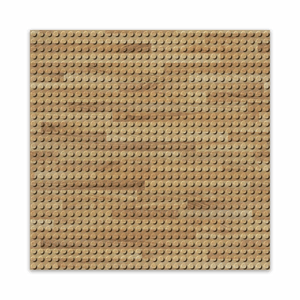 BRIXIES® Bodenplatte 32 x 32 cm Holz