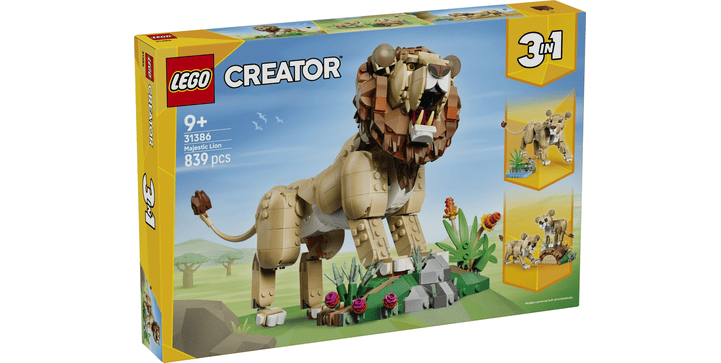 LEGO® Creator 31386 Wilde Tiere: Majestätischer Löwe