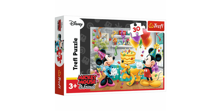 Trefl Puzzle 30 - Geburtstagsfeier / Micky & Minnie