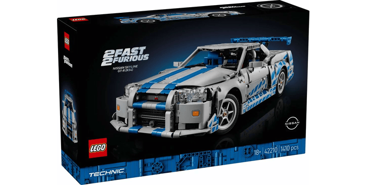 LEGO® Technic 42210 2 Fast 2 Furious Nissan Skyline GT-R (R34) Flitzer