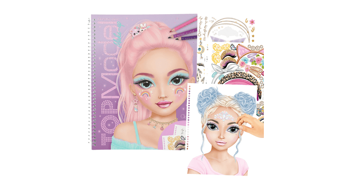 Create your TOPModel Make Up Malbuch
