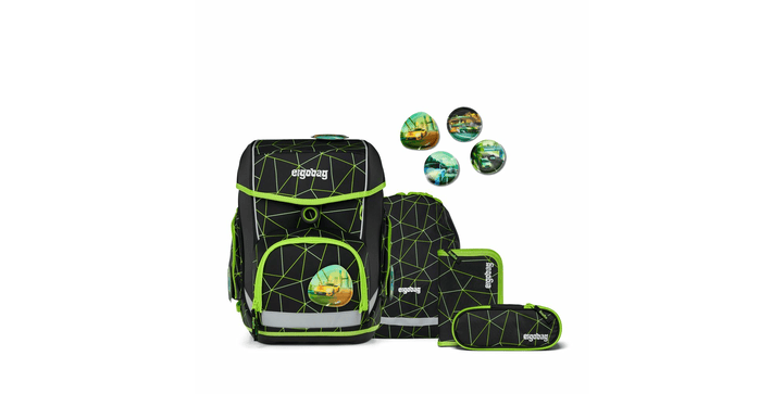 ergobag cubo LUMI Schulranzen-Set CyBär Race