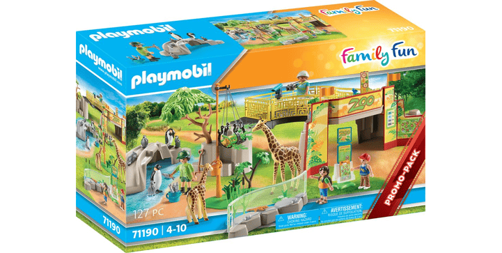 Lot De Figurines Animaux Playmobil Zoo - état Comme Neuf
