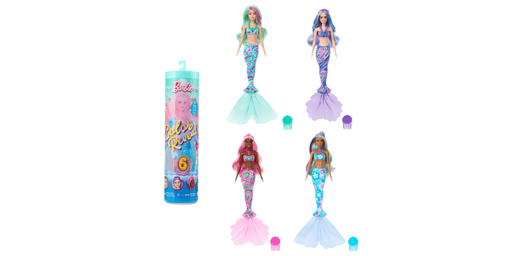 Barbie Color Reveal-Puppe Meerjungfrauen-Serie