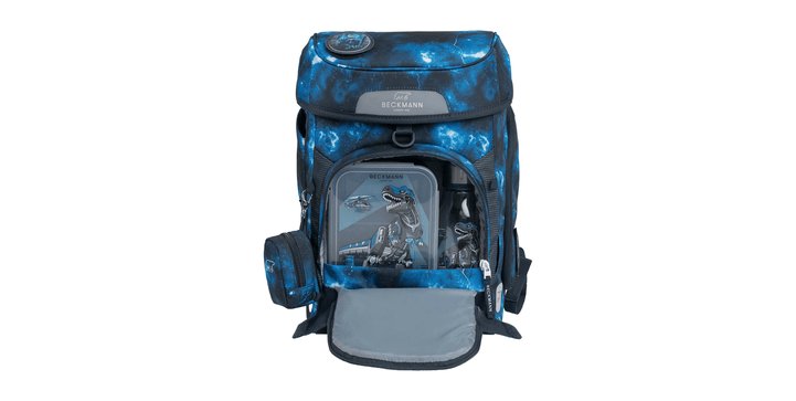 Beckmann Schulrucksack Plus Air 6-teiliges Set - Tech Rex