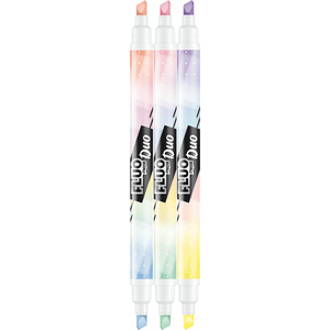 Maped Doppelseitiger Textmarker-Stift FLUO DUO PASTELL x 3
