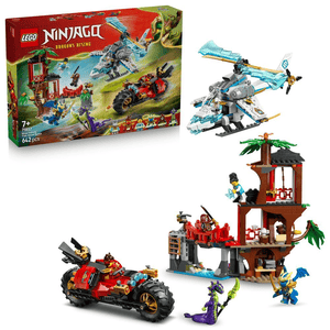 LEGO® NINJAGO® 71857 Showdown am Baumhaus mit dem Ninja-Bike