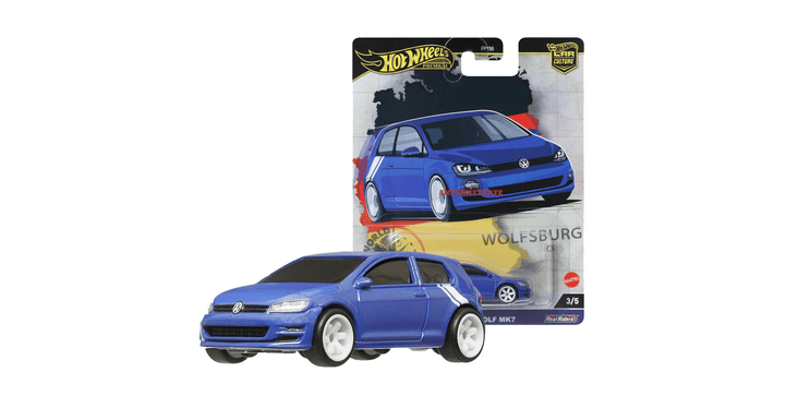 Hot Wheels Die-Cast Premium Edition - Volkswagen Golf MK7
