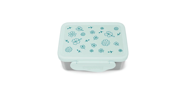 ergobag Edelstahl Brotdose Blumen