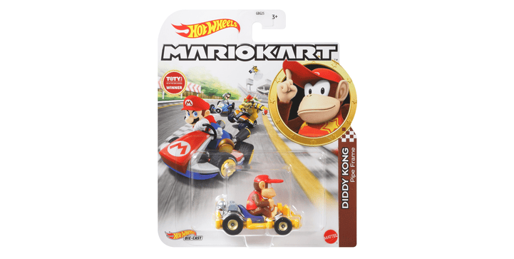 Hot Wheels Mario Kart die Cast: Diddy Kong