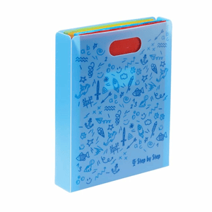Step by Step Heftbox mit Tragegriff Blau