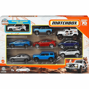 Matchbox Adventures World Tour 9-Pack 70 Years Edition