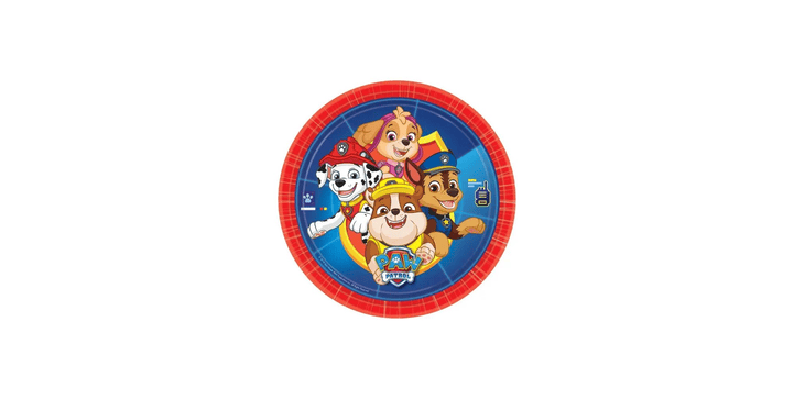 Amscan 8 Teller Paw Patrol rund