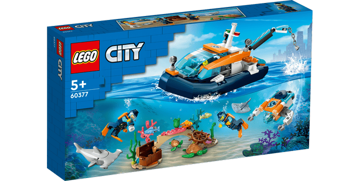 LEGO® City 60377 Meeresforscher-Boot