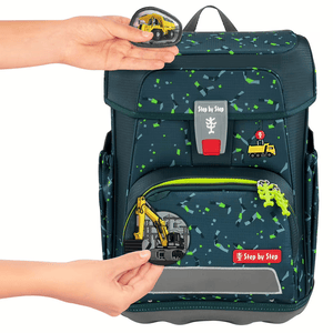 Step by Step CLOUD Schulranzen-Set "Bagger Rocco" 5-teilig