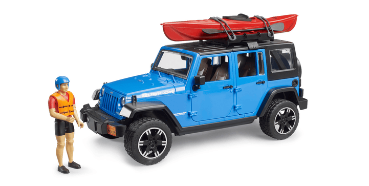 bruder - Jeep Wrangler Rubicon Unlimited mit Kajak und Figur
