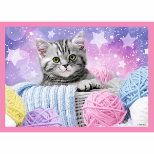 Trefl 4 in 1 Puzzle - Katzen