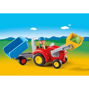 6964 Traktor mit Anhänger - Playmobil