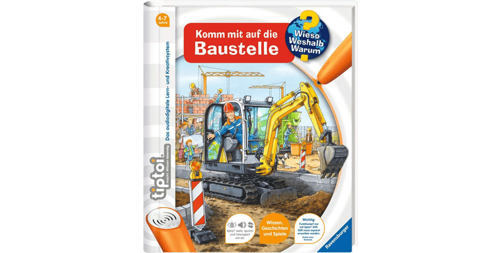 tiptoi® Wieso? Weshalb? Warum? Komm mit auf die Baustelle