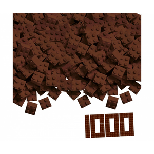 Simba Blox 1000 braune 4er Steine lose