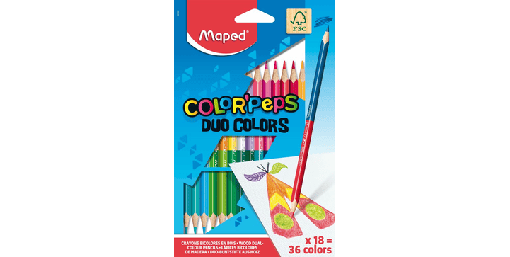 Maped Buntstifte  COLOR'PEPS DUO x 18
